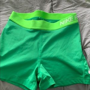 Green Nike pros